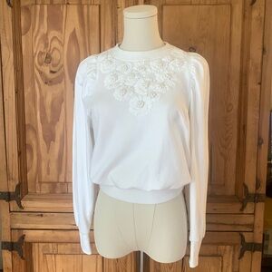 Anthropologie embellished sweatshirt